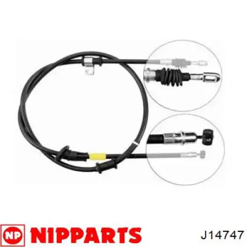 J14747 Nipparts Трос ручного тормоза