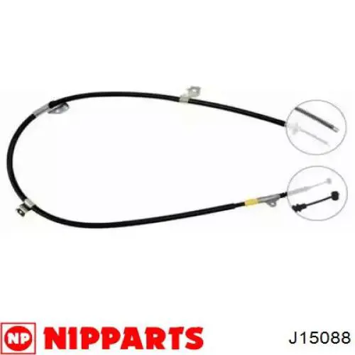 Задний правый трос ручника J15088 Nipparts