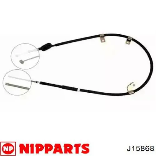 Задний правый трос ручника J15868 Nipparts