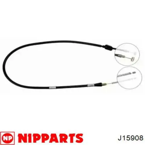 Задний трос ручника J15908 Nipparts