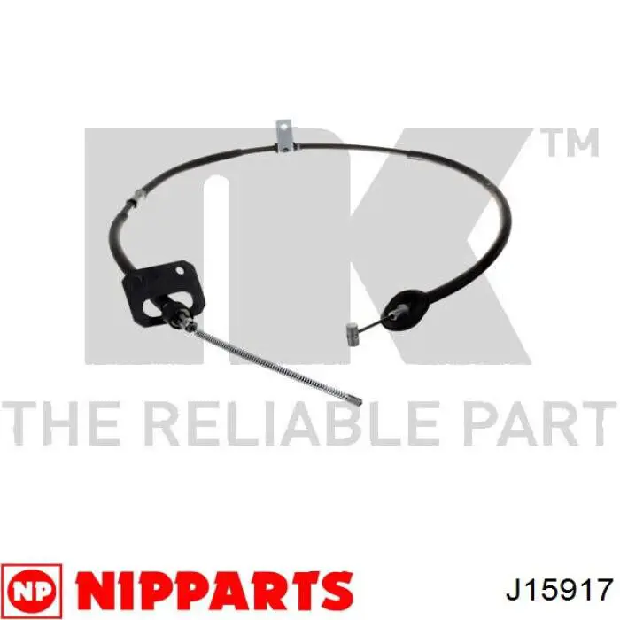Cable de freno de mano trasero izquierdo J15917 Nipparts