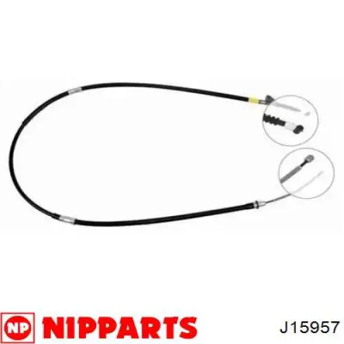 Трос ручника J15957 Nipparts