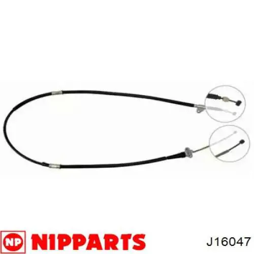 Трос ручника J16047 Nipparts