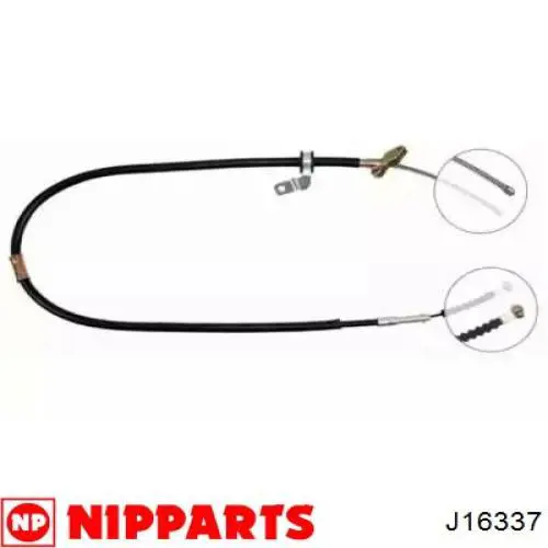 Трос ручника J16337 Nipparts