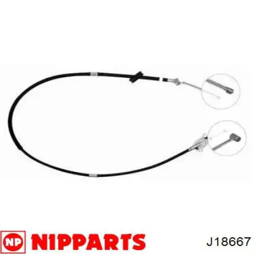 Трос ручника J18667 Nipparts