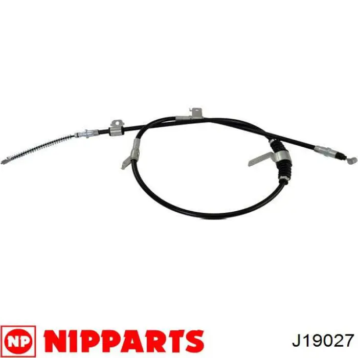 Cable de freno de mano trasero izquierdo J19027 Nipparts