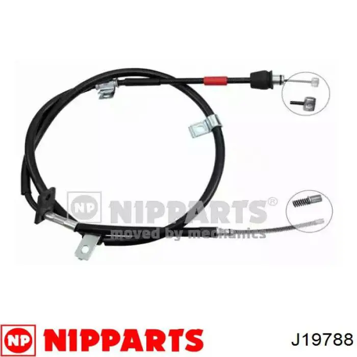 Трос ручника задний правый Nipparts J19788