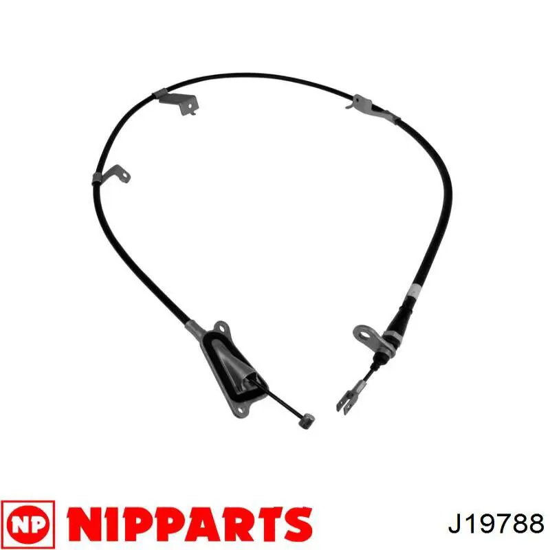 Задний правый трос ручника J19788 Nipparts