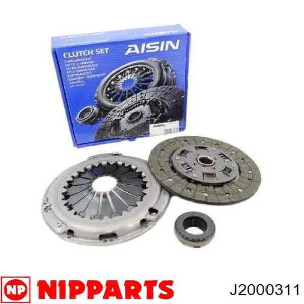 Купить J2000311 Nipparts Комплект сцепления (диск, корзина, подшипник)