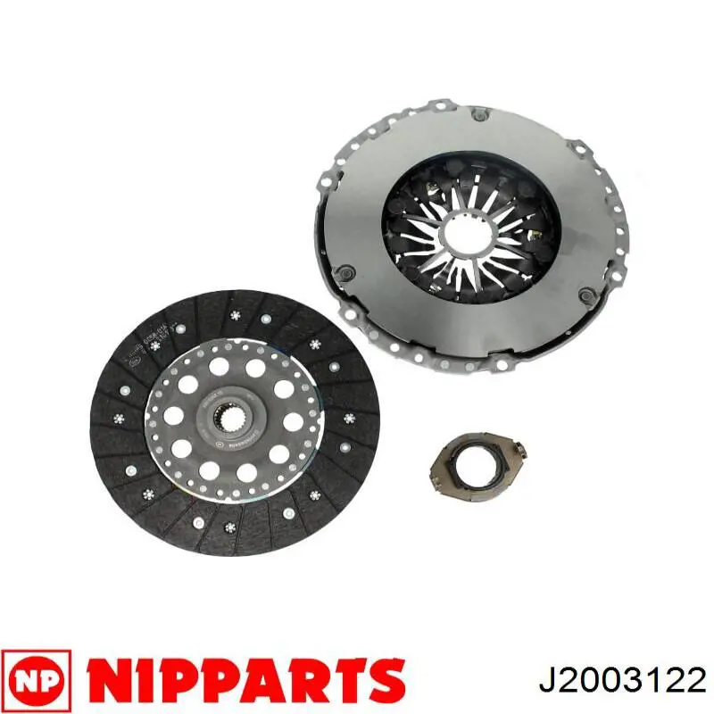 Купить J2003122 Nipparts Комплект сцепления (диск, корзина, подшипник)