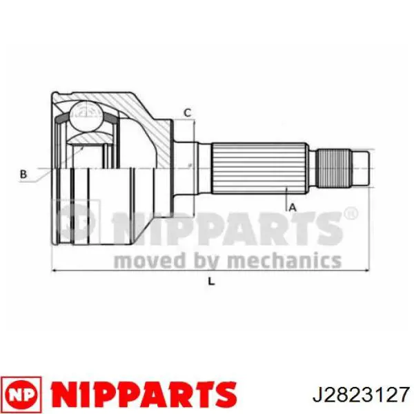 ШРУС наружный передний J2823127 Nipparts