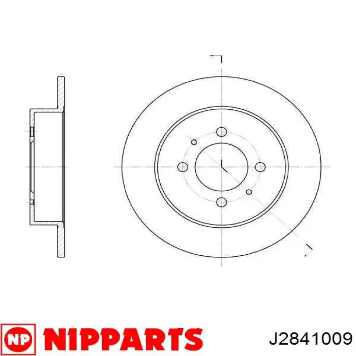 Пыльник рулевого механизма (рейки) правый J2841009 Nipparts