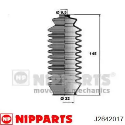 Пыльник рулевого механизма (рейки) левый J2842017 Nipparts