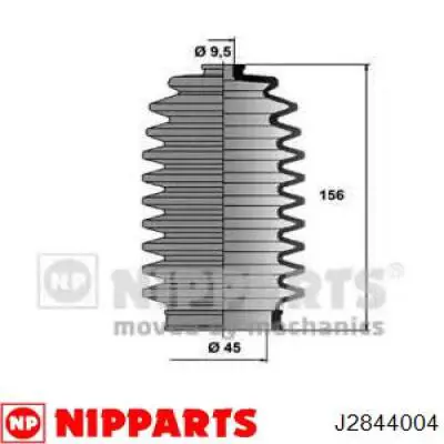 J2844004 Nipparts Пыльник рулевой тяги