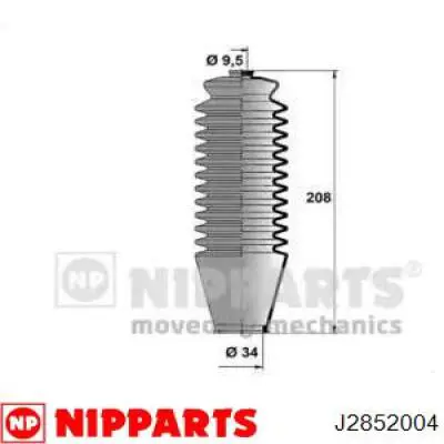 Пыльник тяги Toyota 4553522011 цена, от 153.00 USD