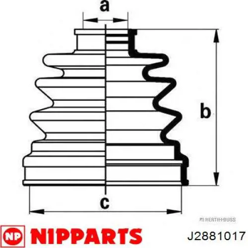 J2881017 Nipparts