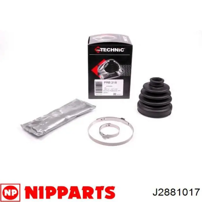 Пыльник шарнира угловых скоростей внутренний передний левый Nipparts J2881017 цена, от 11.93 USD
