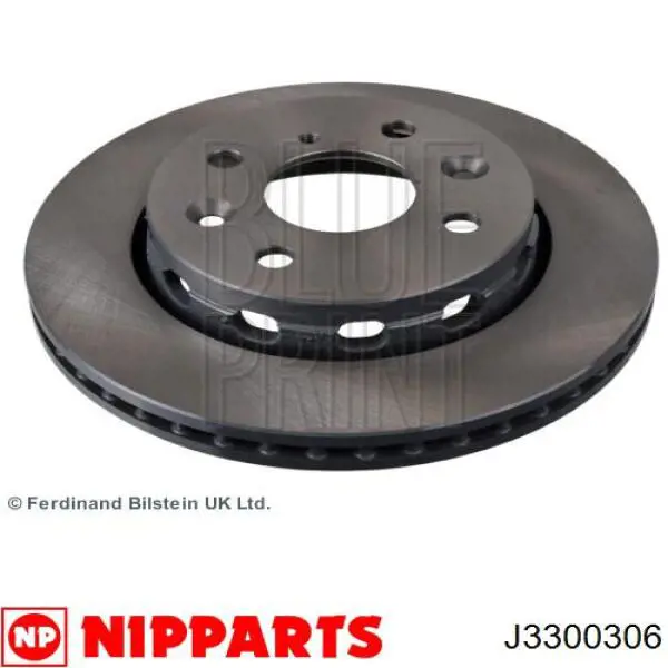 J3300306 Nipparts диск тормозной передний