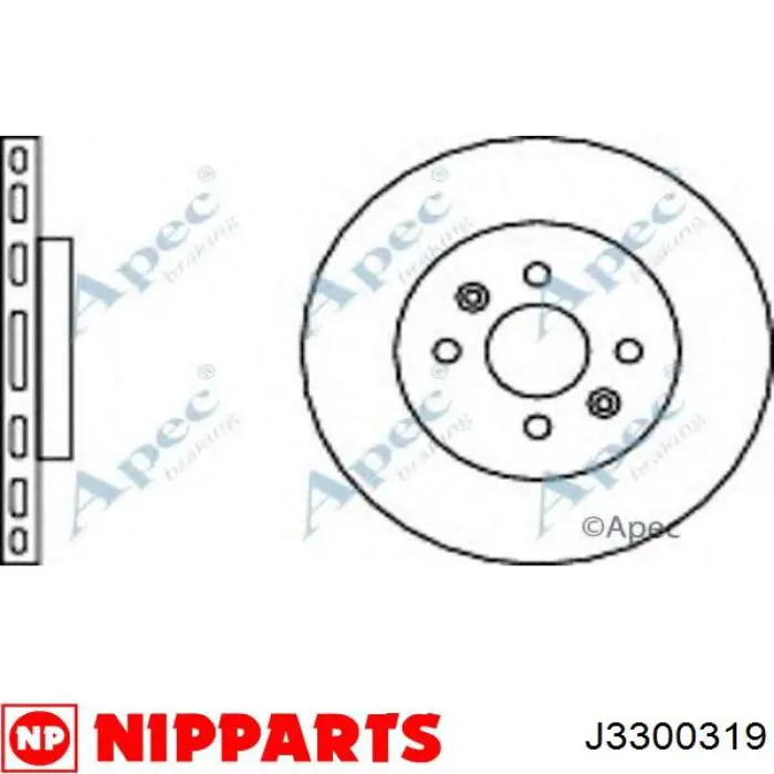 SMDX7433251 Hyundai/Kia Диск тормозной передний