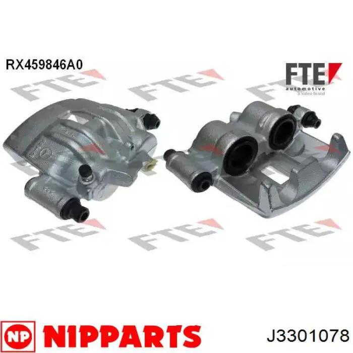 J3301078 Nipparts Диск тормозной передний