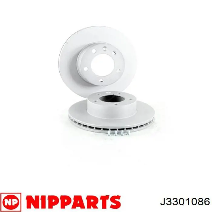 J3301086 Nipparts Диск тормозной передний