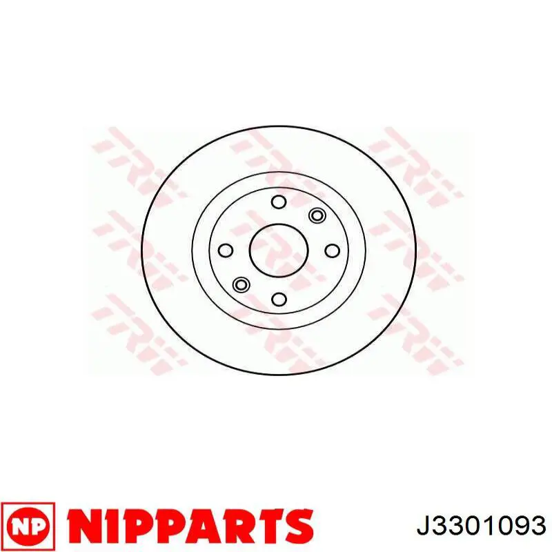 Передний тормозной диск Nipparts J3301093
