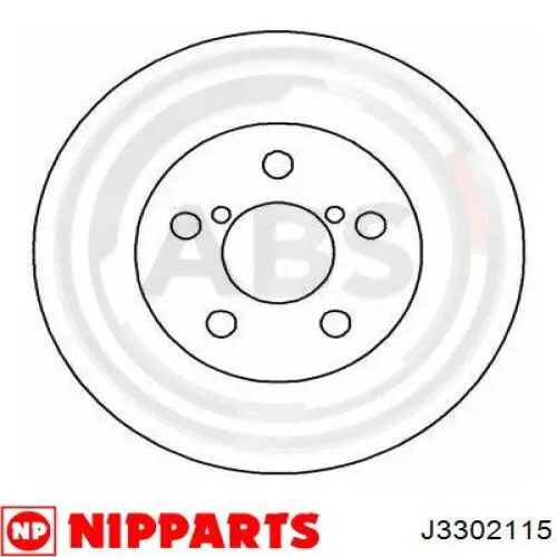 Передние тормозные диски 4351242020 Toyota