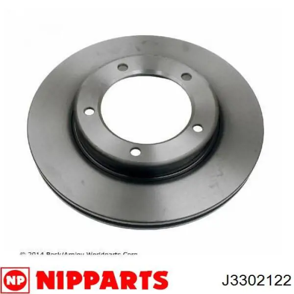 J3302122 Nipparts Диск тормозной передний