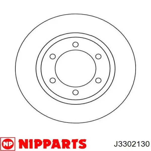 Передние тормозные диски J3302130 Nipparts