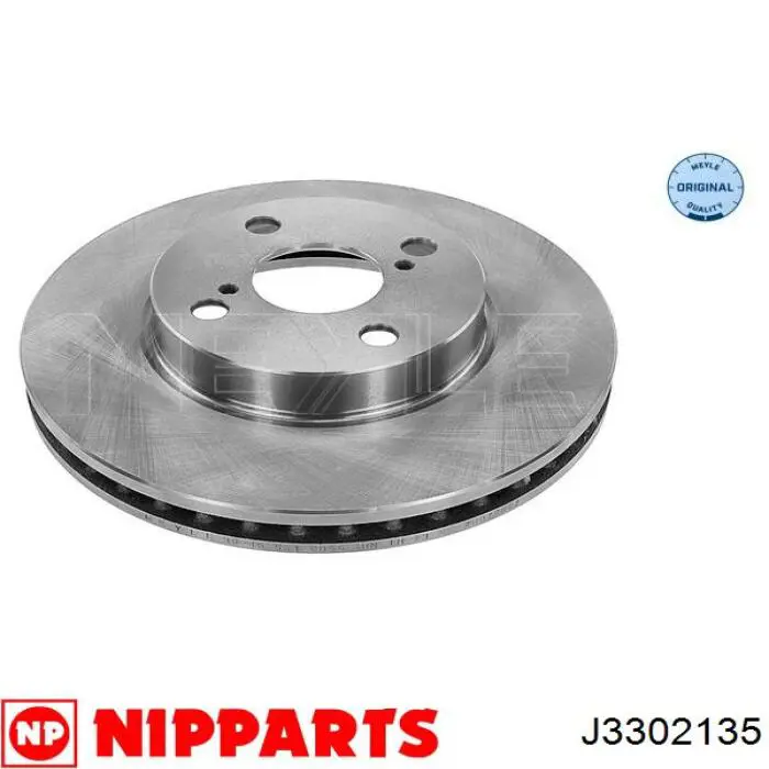 J3302135 Nipparts диск тормозной передний