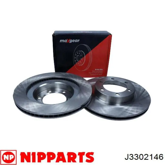 J3302146 Nipparts Диск тормозной передний