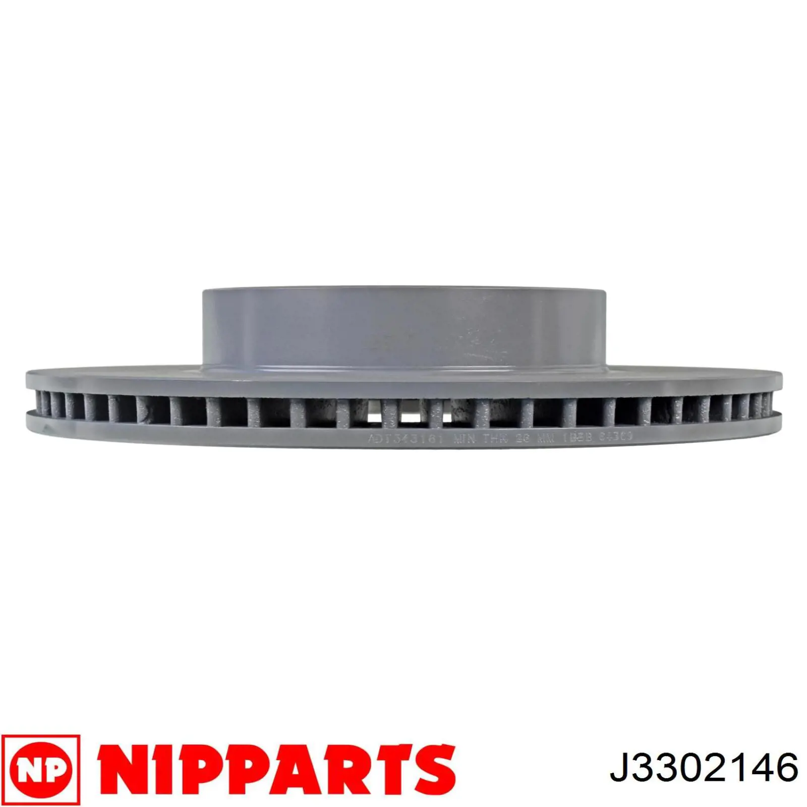 Передний тормозной диск Nipparts J3302146