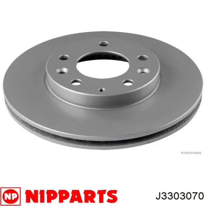 J3303070 Nipparts диск тормозной передний