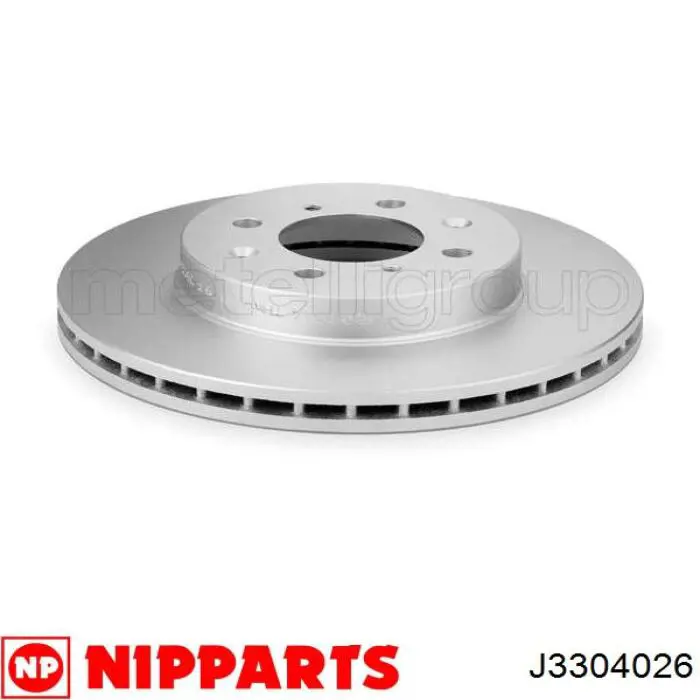 Передний тормозной диск Nipparts J3304026