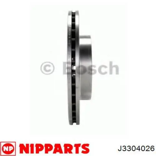 J3304026 Nipparts Диск тормозной передний