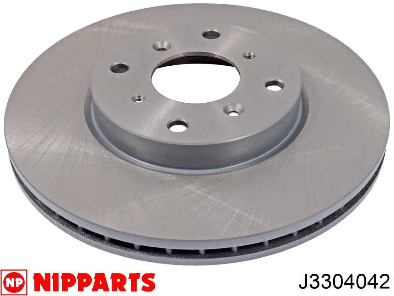 J3304042 Nipparts диск тормозной передний