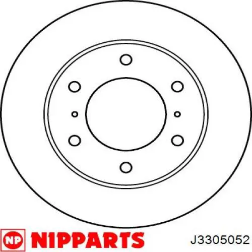 Передние тормозные диски J3305052 Nipparts