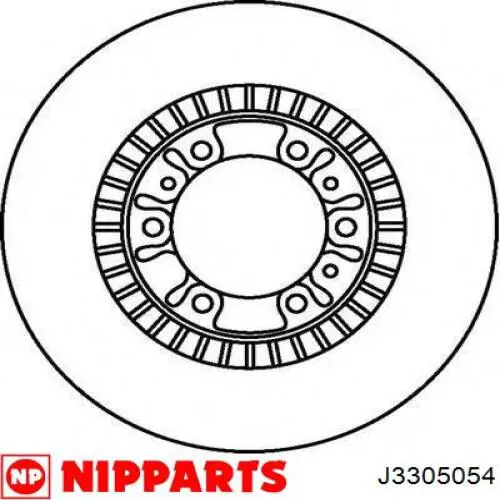 Купить J3305054 Nipparts Ротор тормозной