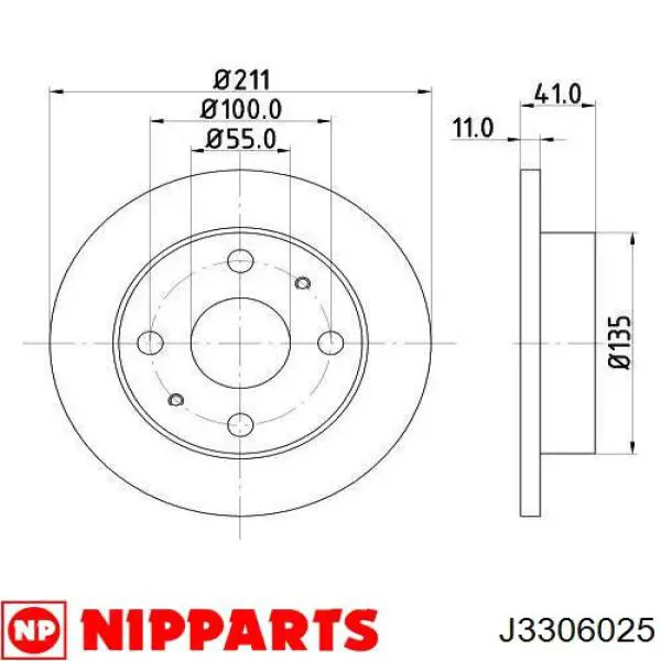 Тормоз дисковый передний ABS 17075 цена, от 15.58 USD
