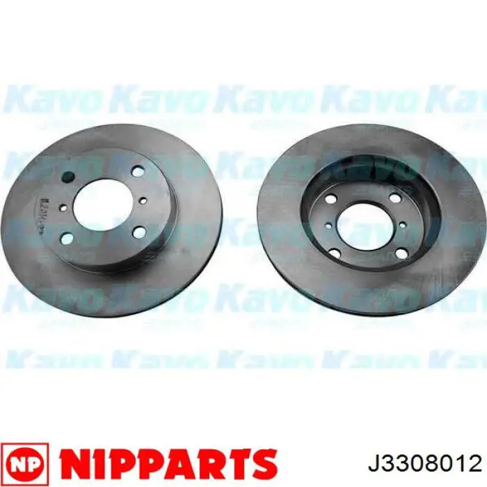 Передние тормозные диски J3308012 Nipparts