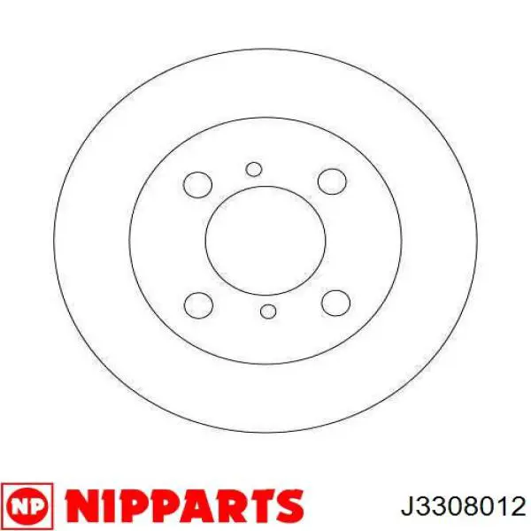Купить J3308012 Nipparts Ротор тормозной