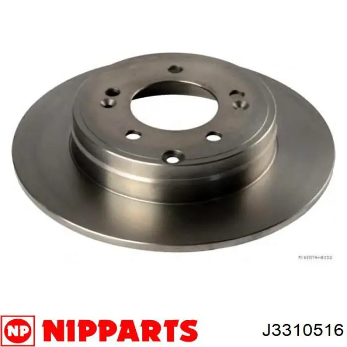 Купить J3310516 Nipparts Диск тормозной задний