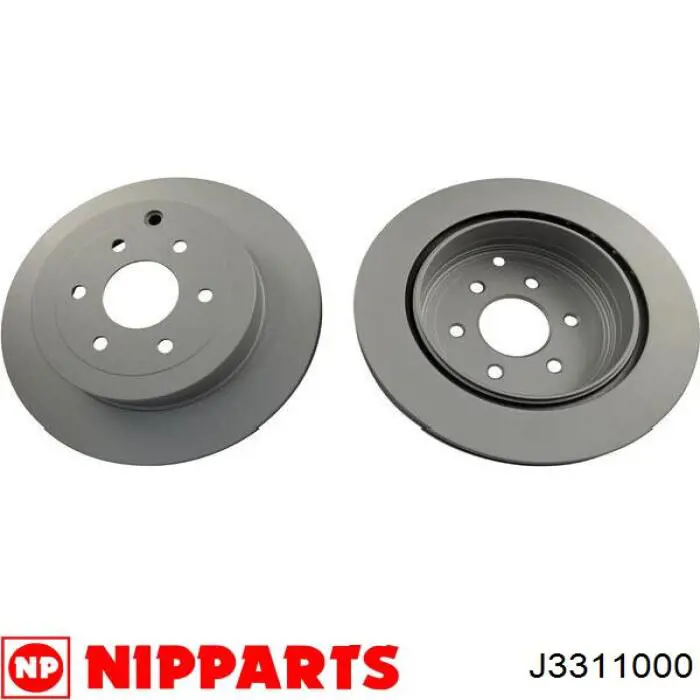 Тормозные диски 432065XA0A Nissan/Infiniti