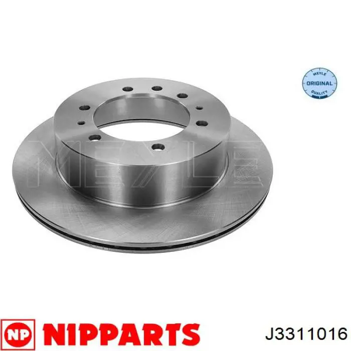 J3311016 Nipparts диск тормозной задний
