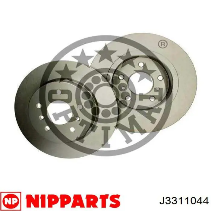 Задний дисковый тормоз Nipparts J3311044