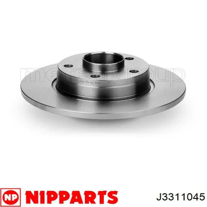 Тормозные диски J3311045 Nipparts