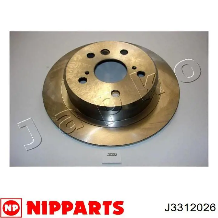 Задний тормозной диск Nipparts J3312026 цена, от 38.69 USD