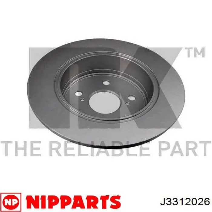 Купить J3312026 Nipparts Диск тормозной задний