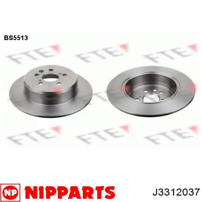 Задний дисковый тормоз Nipparts J3312037