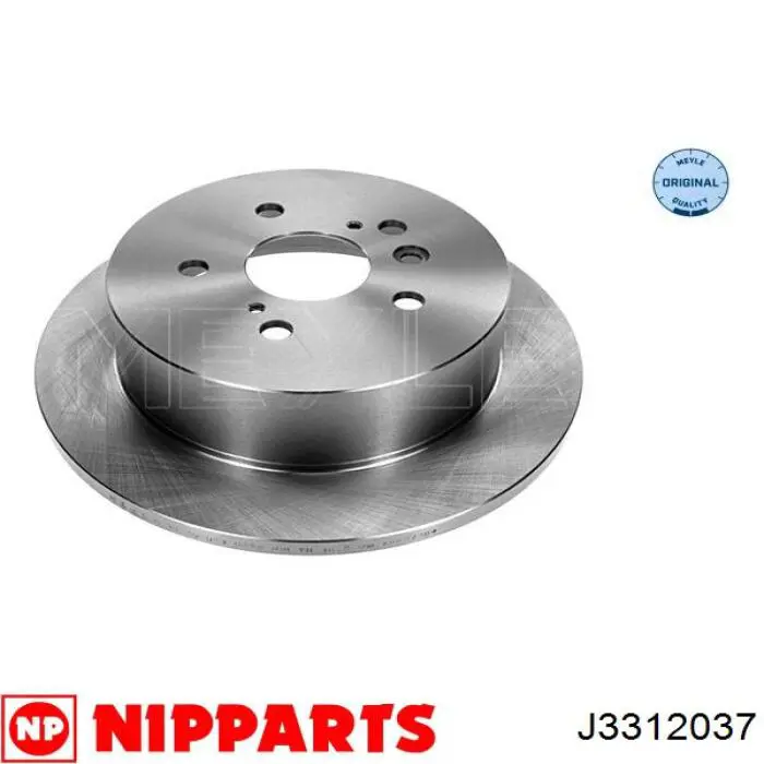 Задний тормозной диск Nipparts J3312037 цена, от 31.37 USD